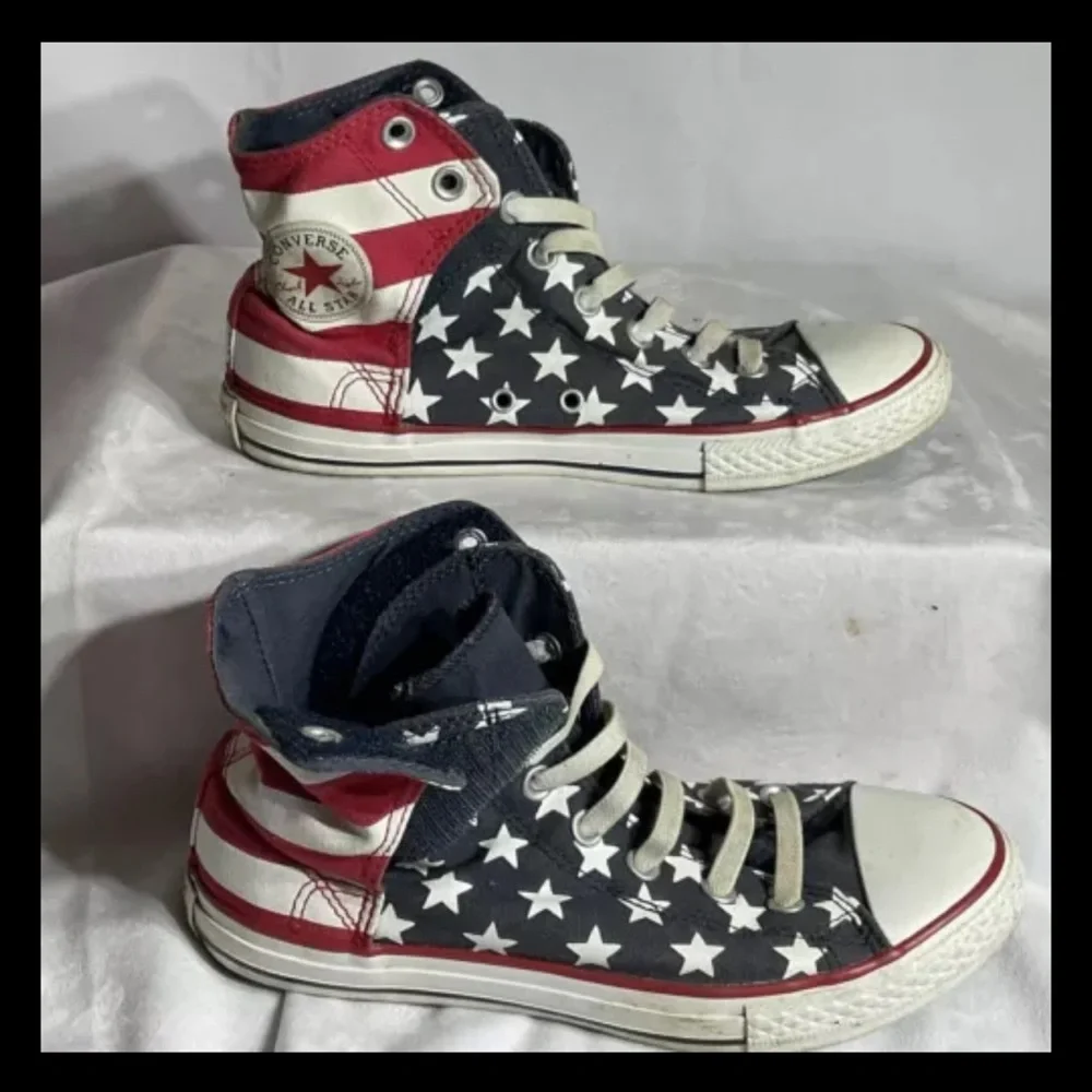 Converse All Star:  Chuck Taylor All Star, American Flag size 5 Junior - Picture 9 of 10